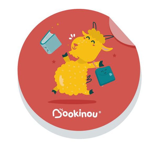 Lot de 10 gommettes Bookinou