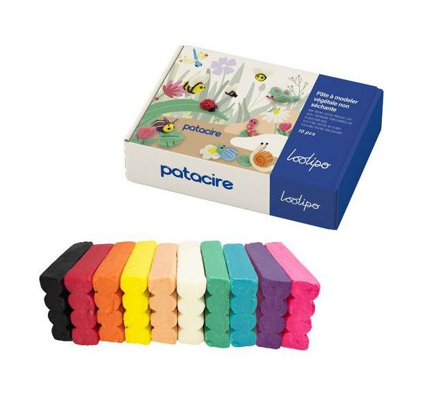 Lot de 10 pains de 300g pâte à modeler Patacire