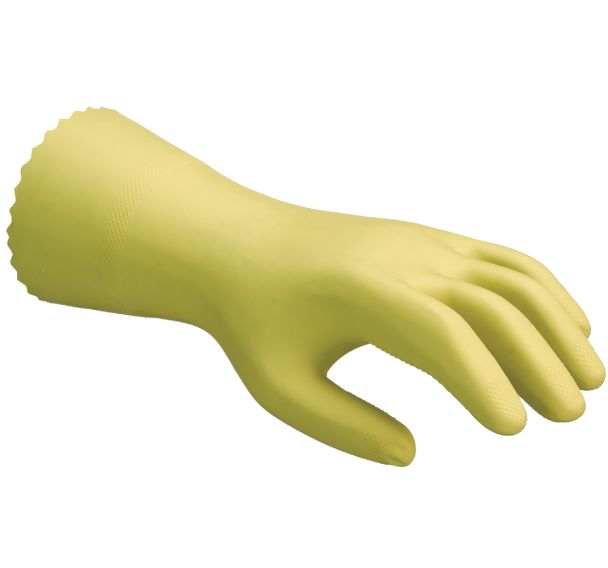 Lot de 10 paires Gants Latex Super 5000 -Taille 9 - Jaune
