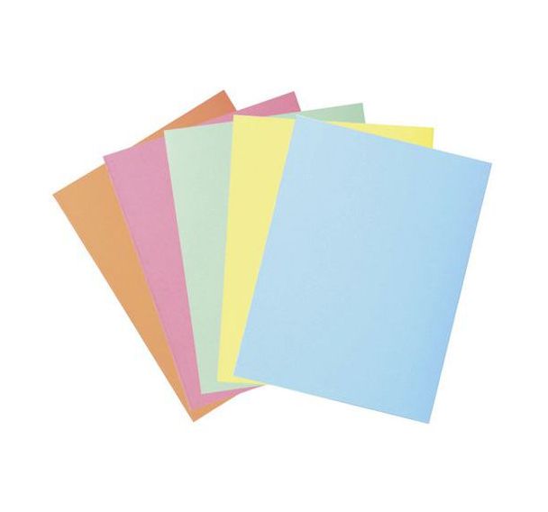 Lot de 10 paquets de 5 chemisess 2 rabats SUPER 210 24x32cm col. assort.