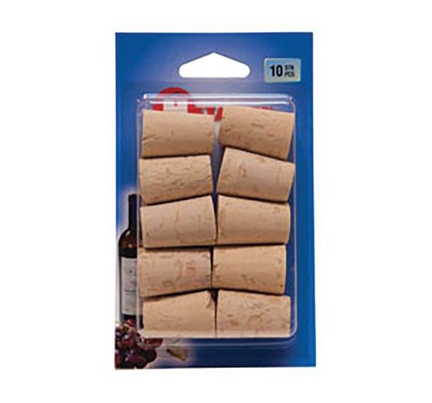 Lot de 10 pièces bouchons liège coniques