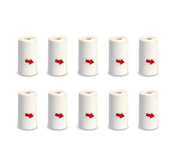 Lot de 10 rouleaux de papier pour imprimante Digi