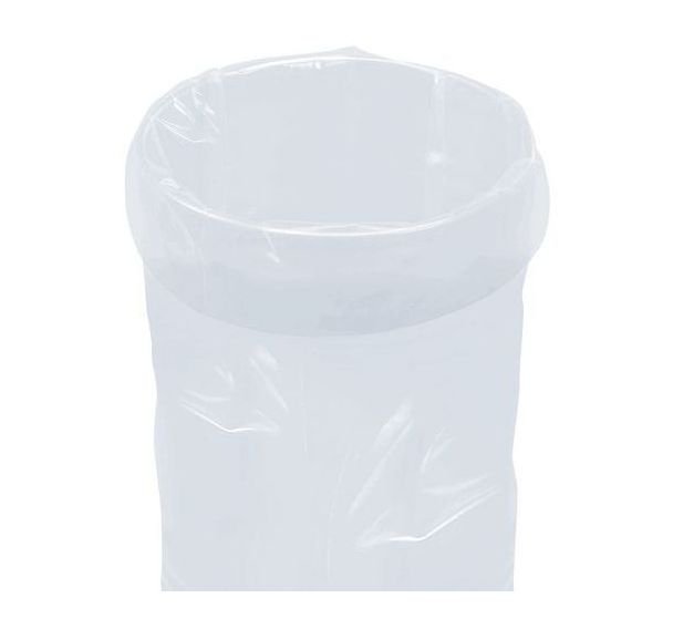 Lot de 10 sachets 220l fond rond soudé ep 200 microns