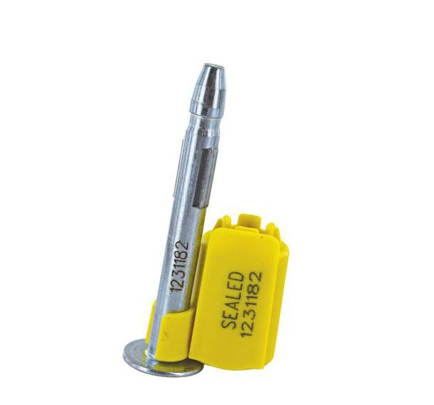 Lot de 10 scellés pour conteneurs Polystyrène Jaune