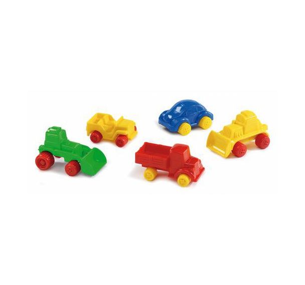 Lot de 10 véhicules indestructibles de 6 à 7 cm