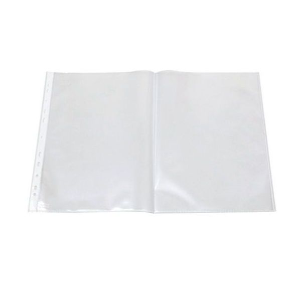 Lot de 120 Pochette perforée, A3 transversal, film PP, grainé