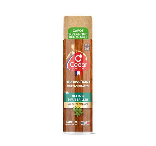 Lot de 12 Aérosol Dépoussiérant tous types de bois - 300 ml - O'Cedar