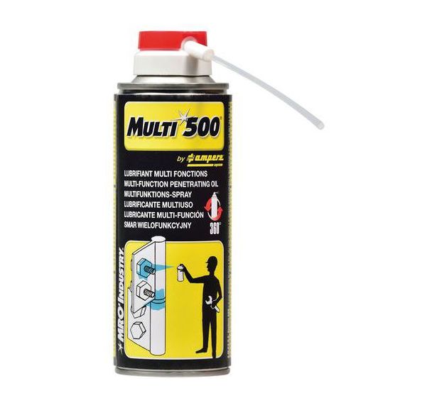 Lot de 12 Aérosol de lubrifiant multi-fonction, multi-position 200 ml