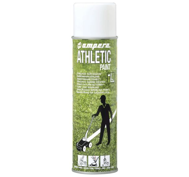 Lot de 12 Aérosols pour gazon Ampere Athletic Blanc 650 mL