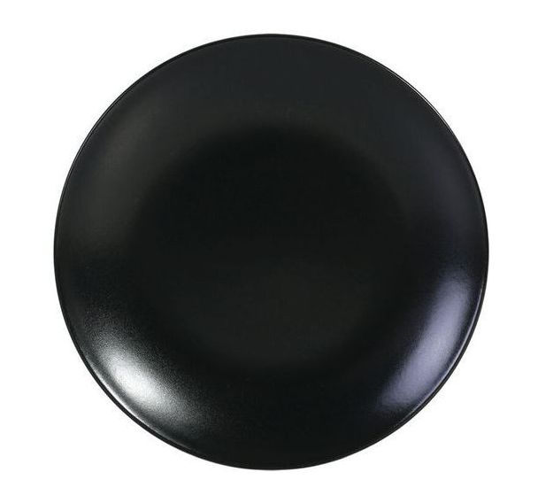 Lot de 12 Assiette à dessert Kuro - Noir - 20 cm