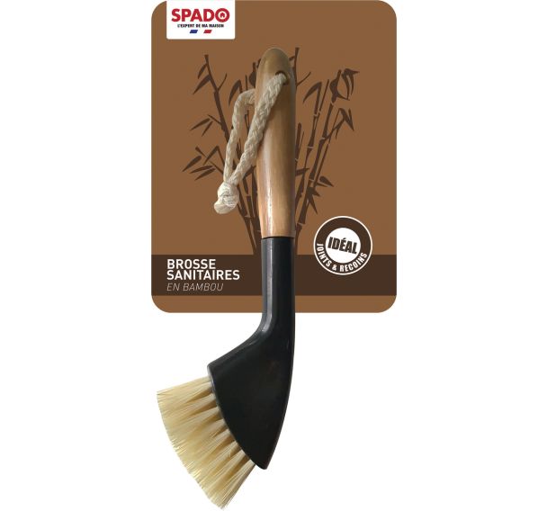 Lot de 12 Brosse sanitaires en bambou