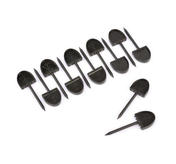 Lot de 12 Clous Fixation Blasons