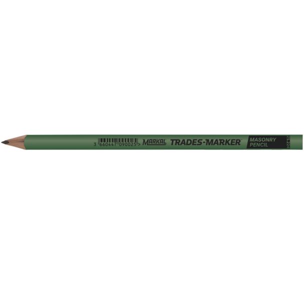 Lot de 12 Crayon de Maçon Haute Qualité Trades-Marker 24 cm