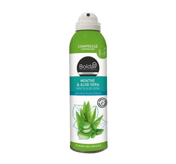Lot de 12 Destructeurs d'odeurs menthe & aloé vera - Boldair - 250ml