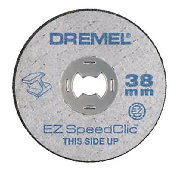 Lot de 12 Disques ez speedclic diamètre 38mm ep 1.2 mm / métaux