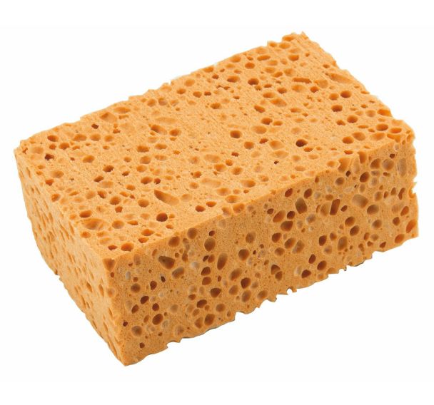 Lot de 12 Éponge végétale pour gros travaux