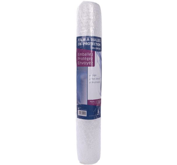 Lot de 12 Film bulles protection 50x300 cm