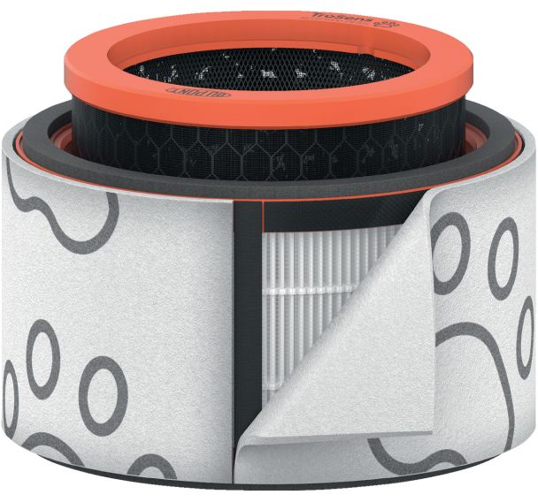 Lot de 12 Filtre Tambour HEPA 3en1 spécial animaux TruSens Z1000