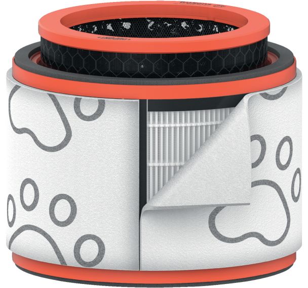 Lot de 12 Filtre tambour HEPA 3en1 spécial animaux TruSens Z2000