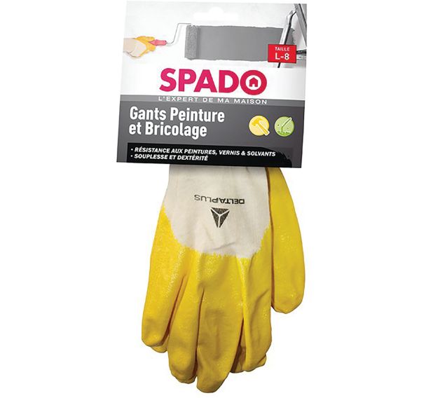 Lot de 12 Gants de peinture-brico taille L