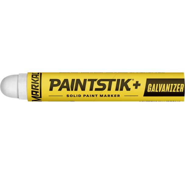 Lot de 12 Marqueur effaçable en galvanisation Paintstik P BLANC
