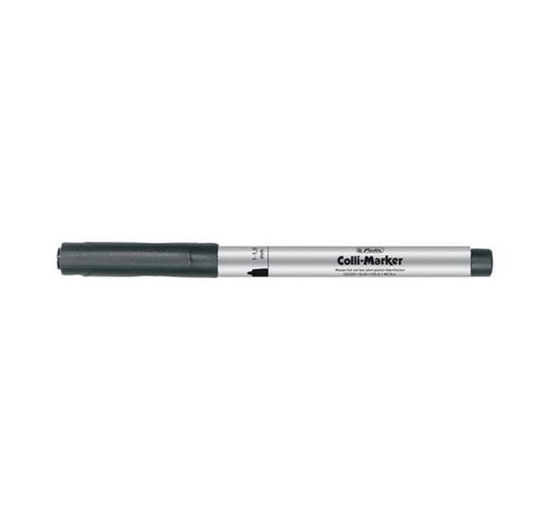 Lot de 12 Marqueur permanent, pointe ogive, boitier plastique