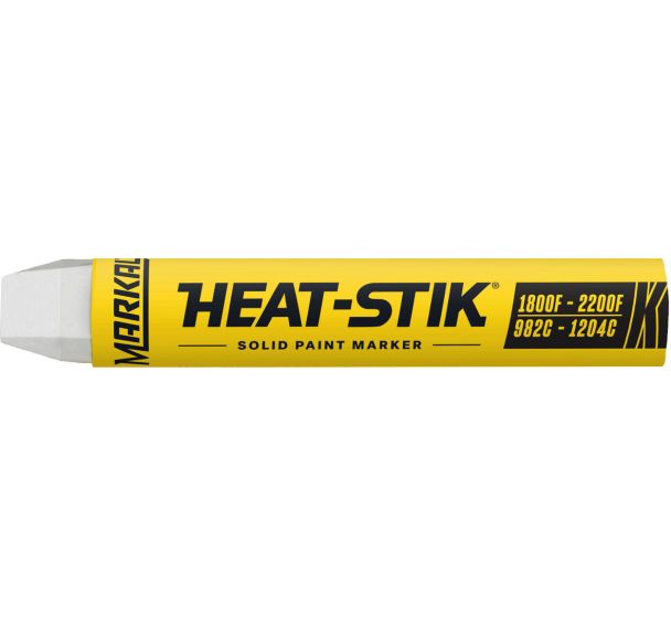 Lot de 12 Marqueur pour surfaces chaudes Heat Stik 982/1204°C BLANC