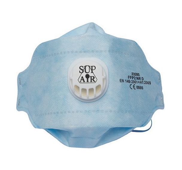 Lot de 12 Masque FFP2 3D pliable valve
