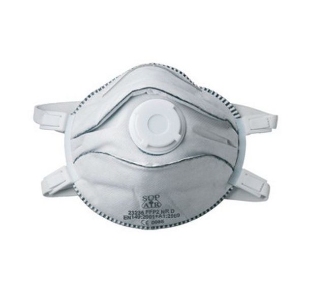 Lot de 12 Masque FFP2 NR D SL VO Coque valve MO23236