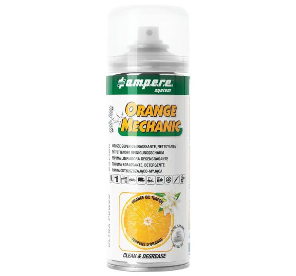Lot de 12 Mousse dégraissante et nettoyante ORANGE MECHANIC