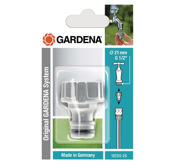 Lot de 12 Nez de robinet en blister pour filetage 15/21