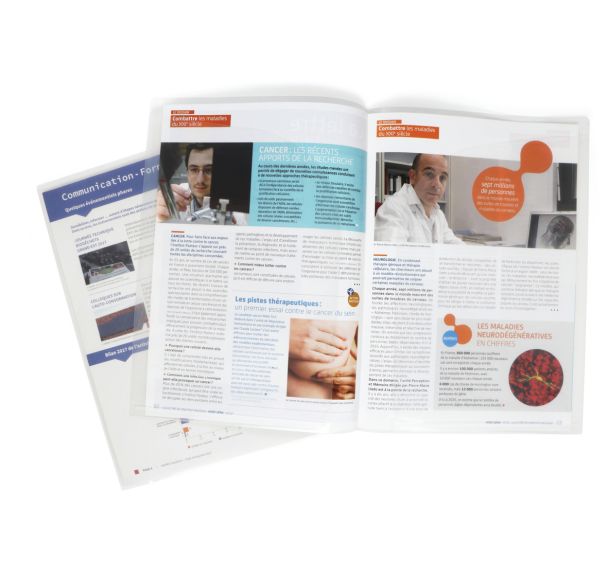 Lot de 12 Pochette de présentation - A4/A3 - 2 volets - incolore