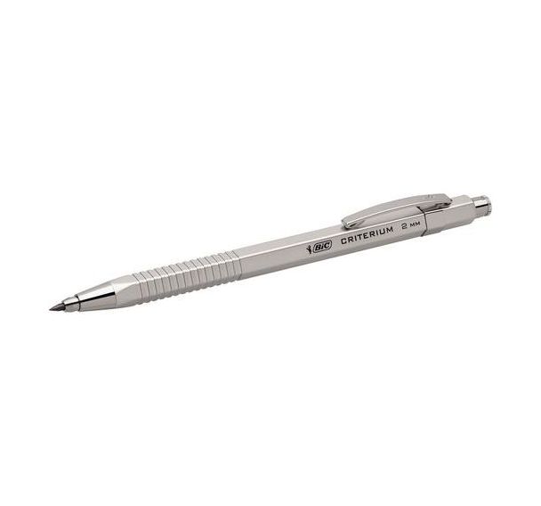 Lot de 12 Porte-mines rechargeable Criterium® Silver BIC - Pointe 2 mm