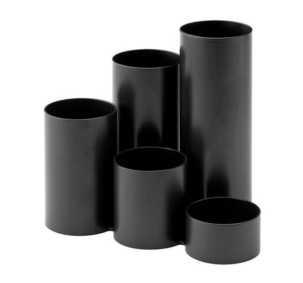 Lot de 12 Pot multifonction: noir: Re-Solution