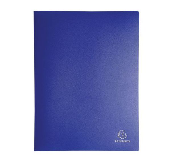 Lot de 12 Protège-documents en polypropylène opaque pochettes cristal - A4
