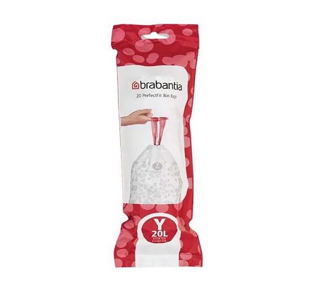 Lot de 12 Sac poubelle Code Y 20L - 20 sacs - Brabantia