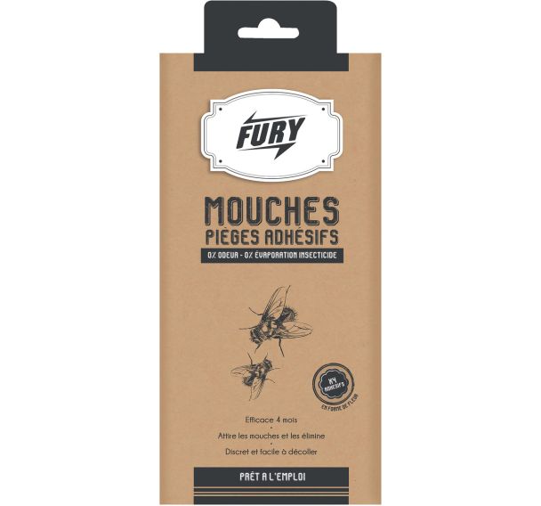 Lot de 12 Sticker adhésif anti mouche