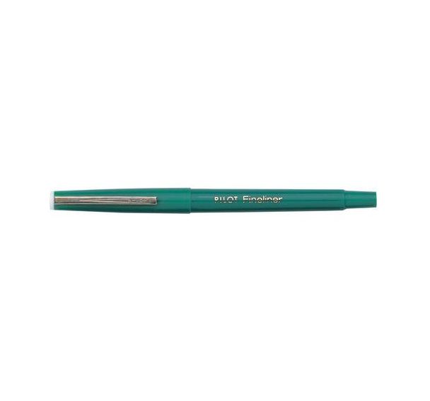 Lot de 12 Stylo Fineliner Pilot - Pointe :Baguée - Vert