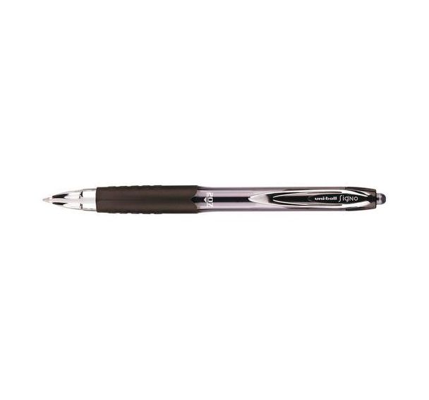 Lot de 12 Stylos Signo - Pointe :Métal - Encre gel Noir