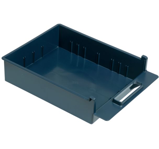 Lot de 12 bacs tiroir 4-800 pour rayonnage en polypropylène