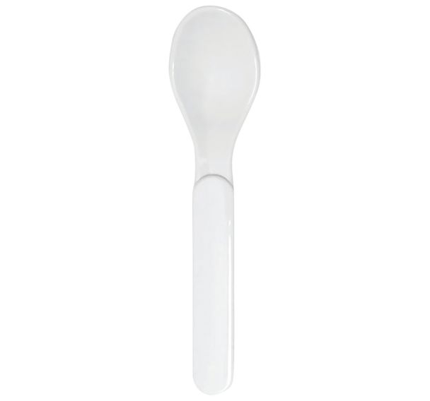 Lot de 12 cuillères 1er âge polypropylène - blanc