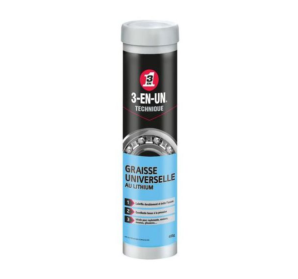 Lot de 12 graisses universelles au Lithium 400 g