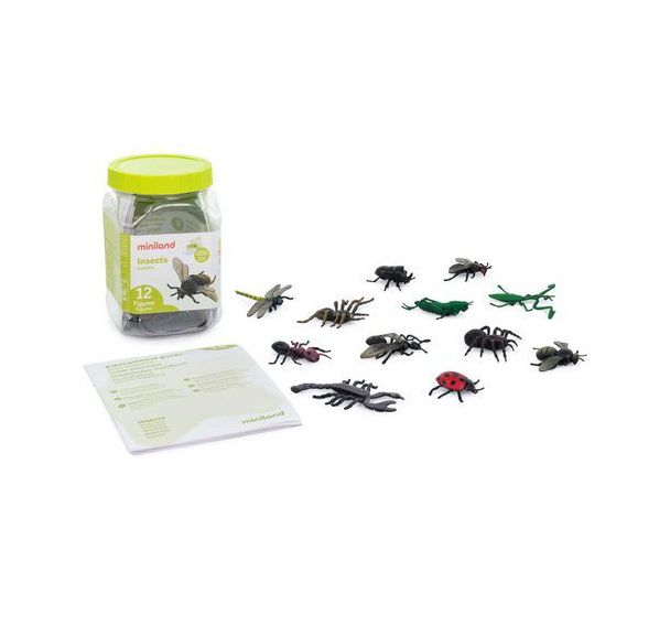 Lot de 12 insectes
