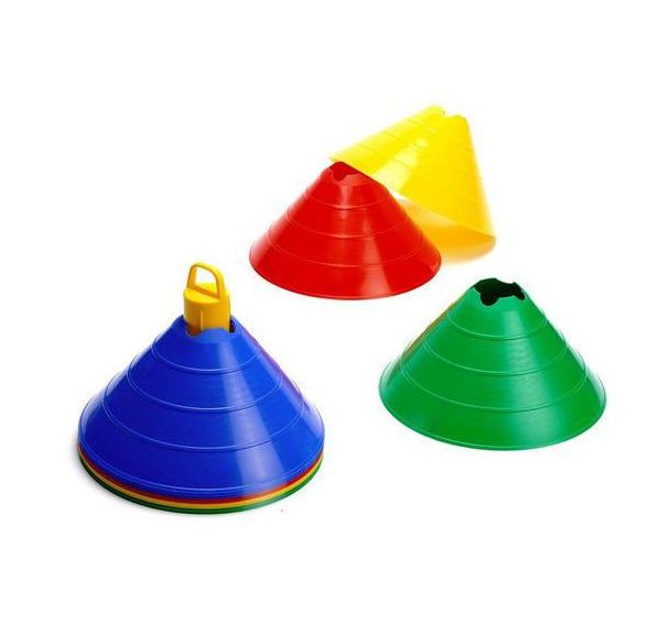 Lot de 12 plots multi-marker géant avec support de transport