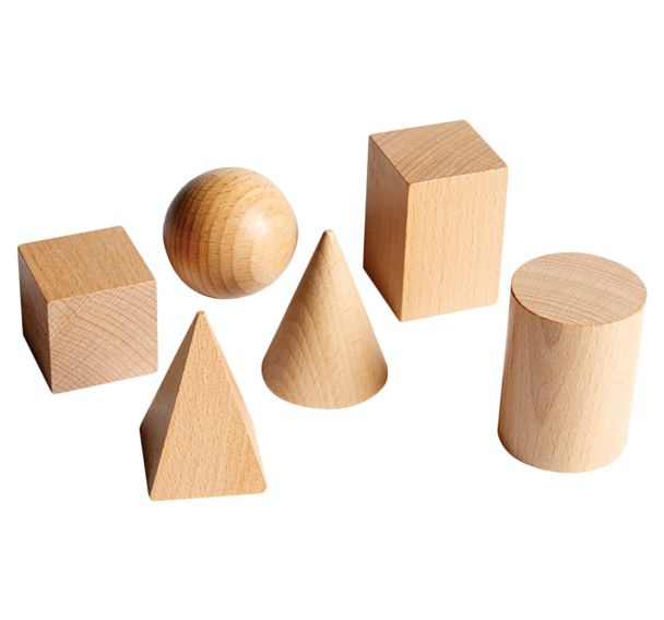 Lot de 12 solides bois