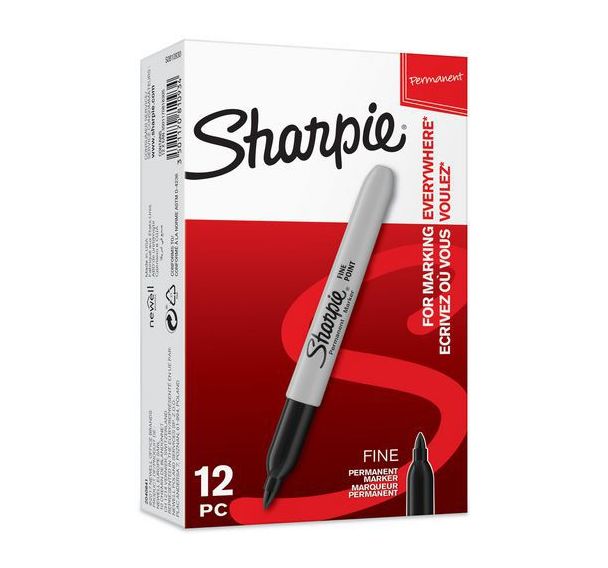 Lot de 12 stylos à bille Inkjoy capuchonnés assortis