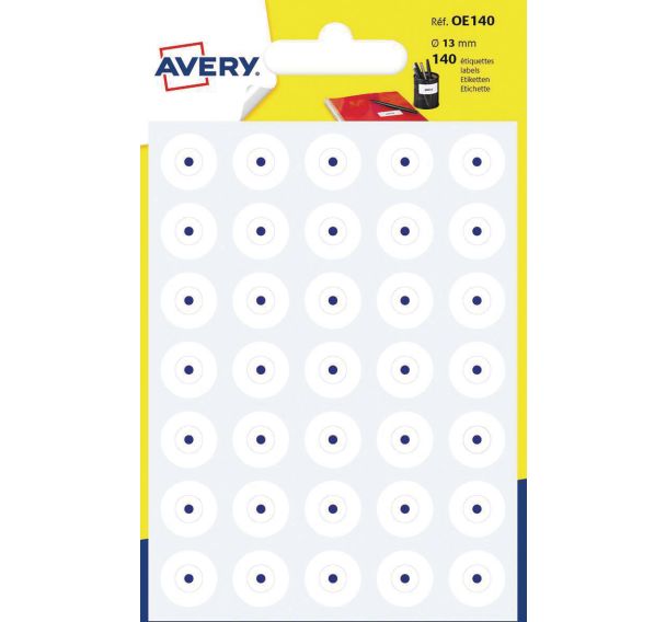 Lot de 150 oeillets blanc - Avery