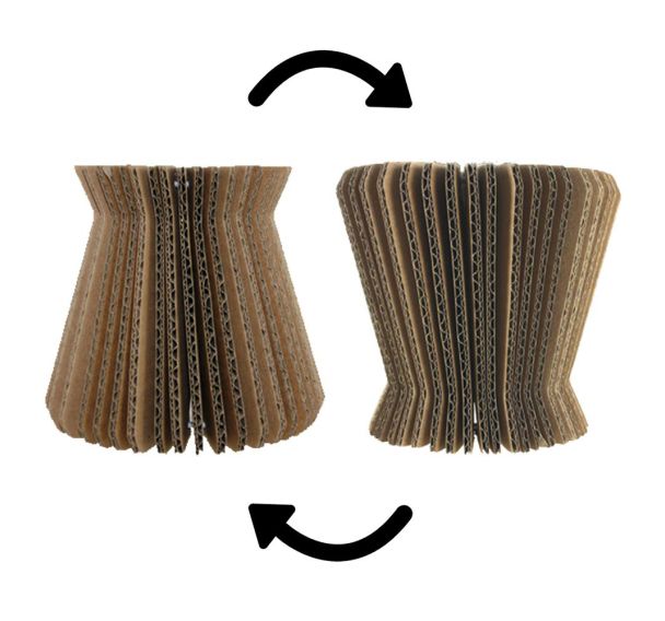 Cache-vases carton à monter et décorer