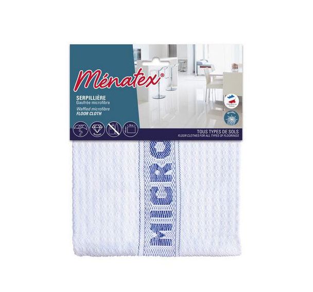 Lot de 15 Serpillière gaufrée microfibre