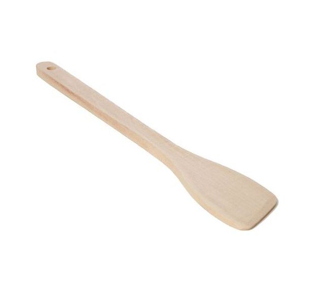 Lot de 15 Spatule professionnelle en hêtre avec oeilleton